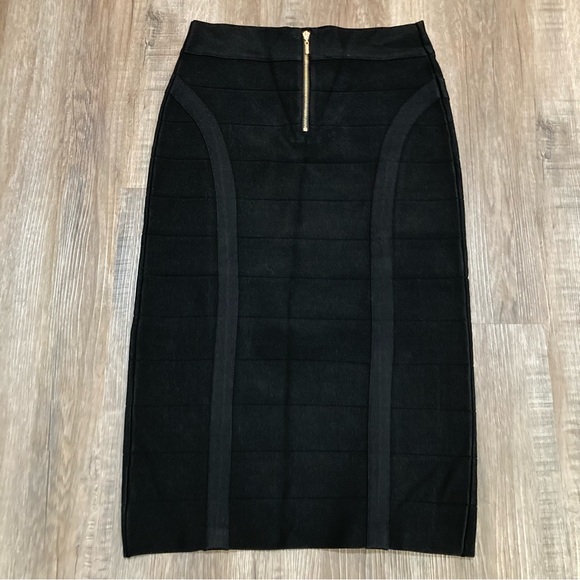BEBE Midi Bandage Bodycon Pencil Skirt - Picture 4 of 10